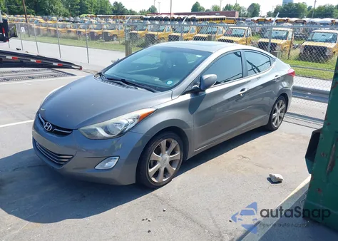 2013 Hyundai Elantra Gls/Limited from USA, damaged, VIN 5NPDH4AE0DH172663